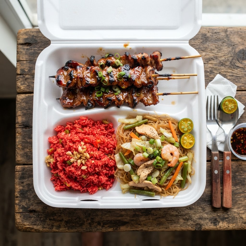 A Kris BBQ combo plate